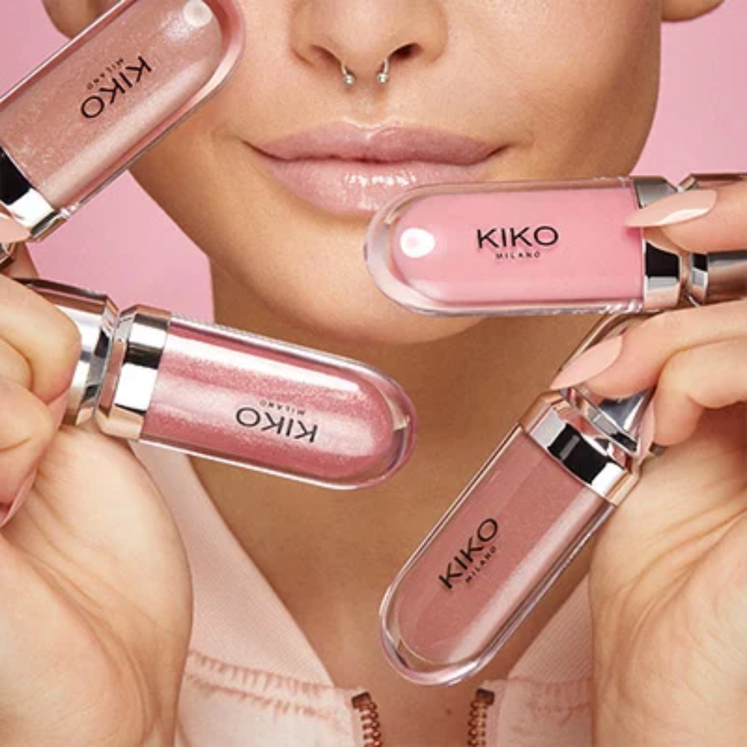KIKO Milano 3D Hydra Xtreme Lipgloss – Plump, Hydrate & Shine with 23% More Moisture (Pack of 2)