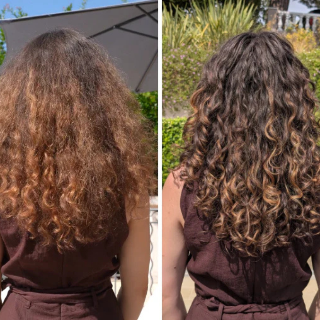 Curlsmith 2 in 1 hair curler & hair dye cream | Temporary color & styling Gel | No heat or Chemical for styling | Washes out in 1 wash
