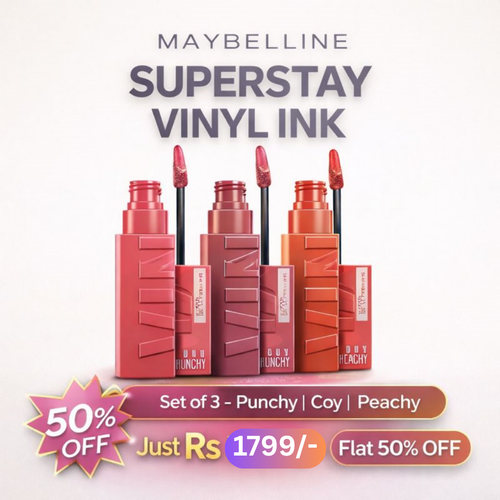 Maybelline SuperStay Vinyl Ink | Longwear Liquid Lipstick | High-Shine, Transfer-Proof Color