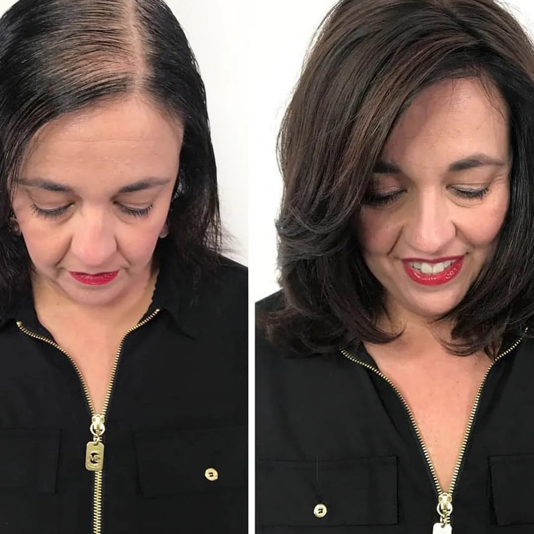 Hair Pantry Smooth & Long Hair Deal - Hair growth serum + Frizz Tamer Serum - Stronger roots , heat protector , split end control & Straight hair - Also reduce hair fall & Boosts Growth
