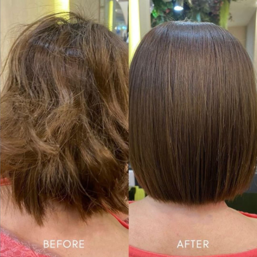 Hair Pantry Smooth & Long Hair Deal - Hair growth serum + Frizz Tamer Serum - Stronger roots , heat protector , split end control & Straight hair - Also reduce hair fall & Boosts Growth