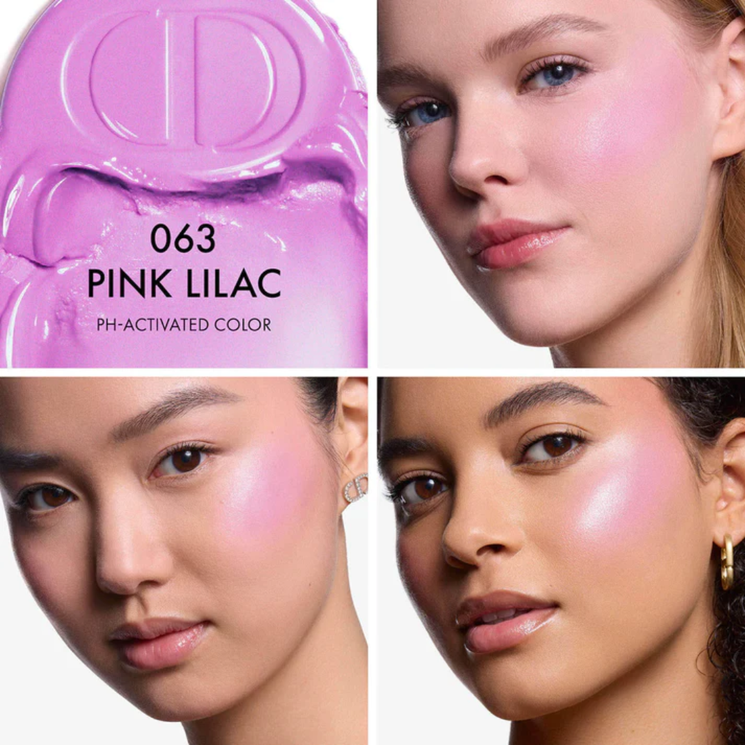 Dior Rosy Glow Luxe – pH-Activated Color Stick Collection | Dewy Glow, 12-Hour Wear & Hydrating Cheek & Lip Balm
