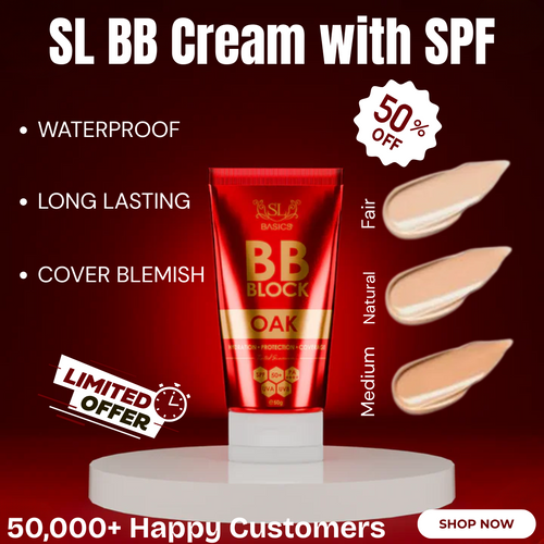 3-in-1 SL BB Cream with SPF 50+ (Moisturizer, Sunscreen & Tint)