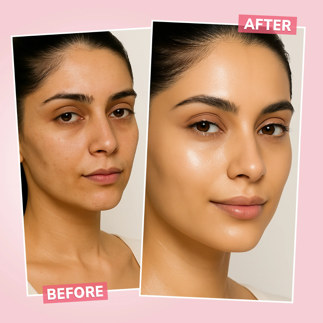 FLICKA Flawless Complexion Trio | 12-Hour Makeup Fixer + Silk Touch Primer + Matte Compact with SPF | Vitamin C Enriched, Skin-Friendly & Long-Lasting