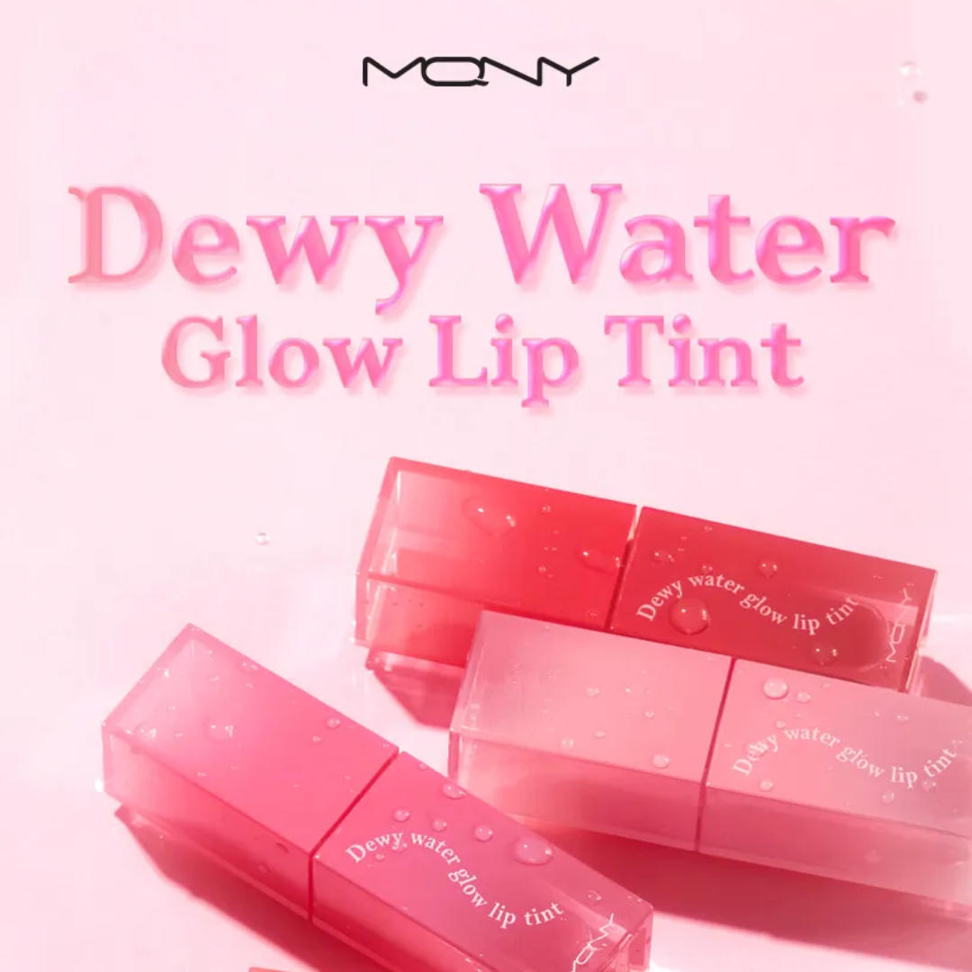 MCNY Dewy Water Glow Lip Tint – Hydrating, Long-Lasting & Crystal Glossy Finish
